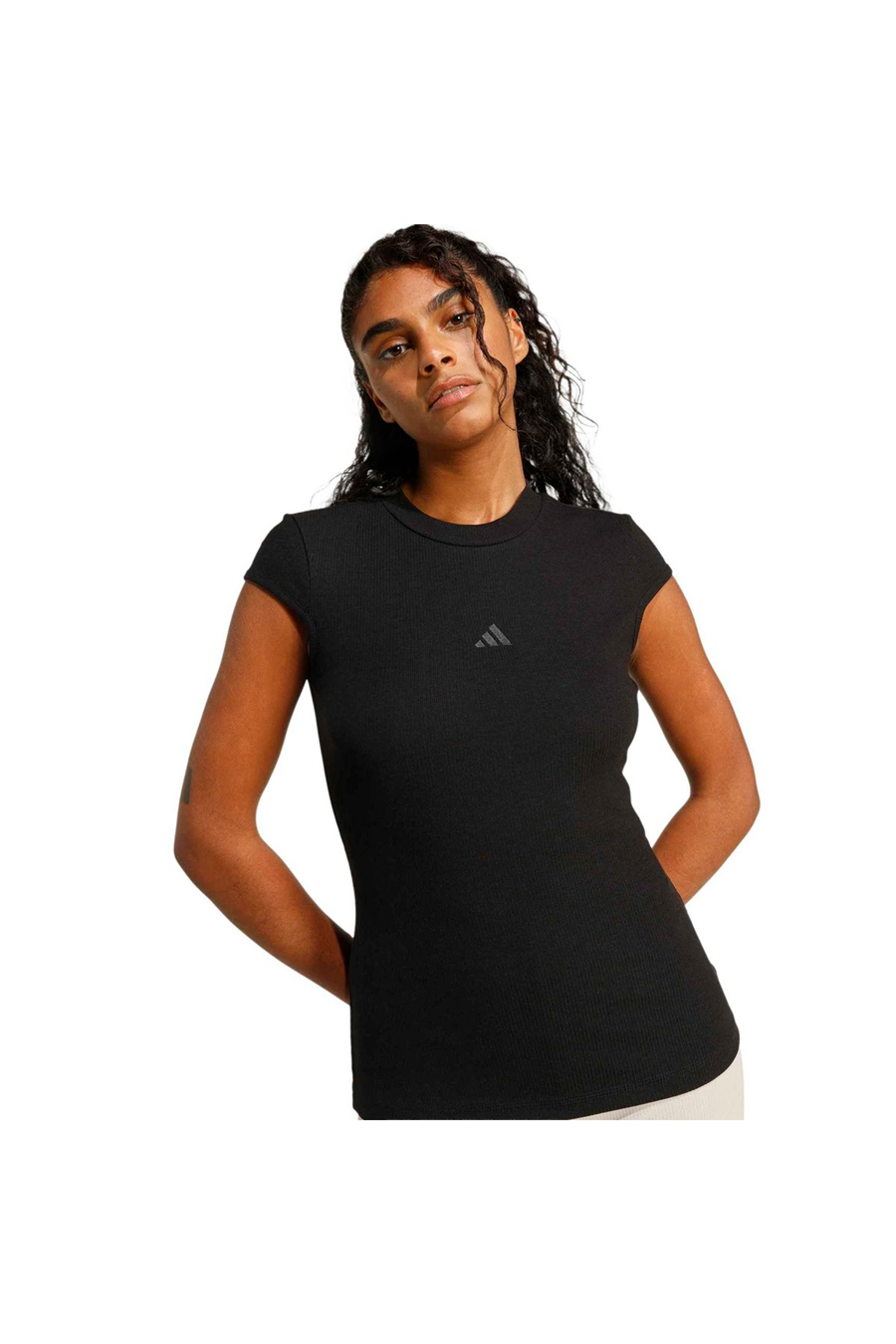 adidas Kadın  Siyah  T-shirt W COQ TEE JZ0278