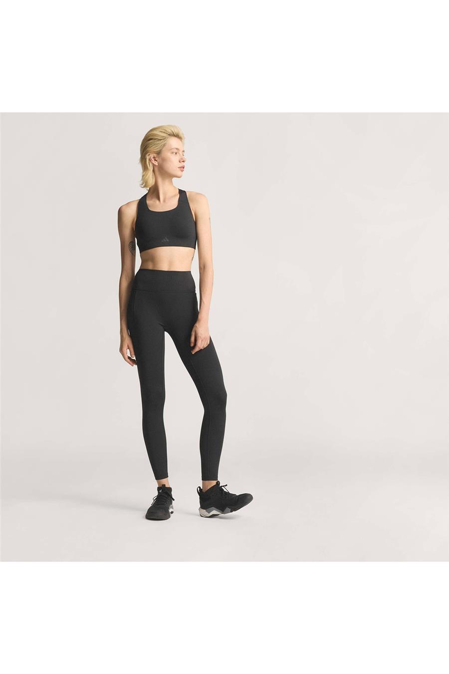 adidas Kadın  Siyah  Tayt OPT PL 7/8 L JZ1271