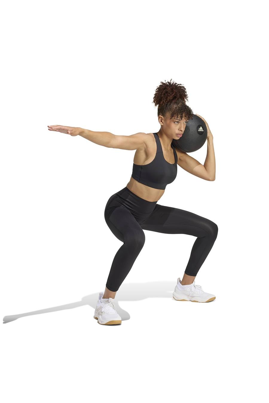 adidas Kadın  Siyah  Tayt OPT PL 7/8 L JZ1271