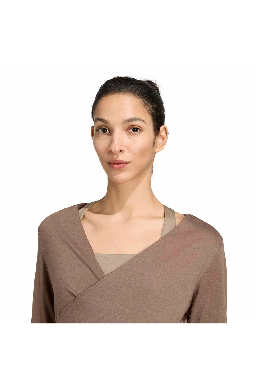 adidas Kadın Sweatshirt 3-STRIPES STUDIO SOFT BALLET WRAP TOP KY1960