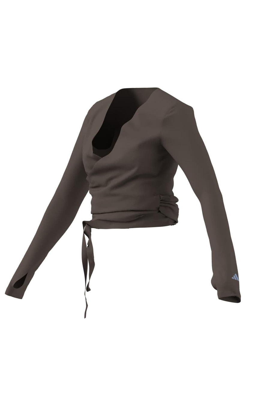 adidas Kadın Sweatshirt 3-STRIPES STUDIO SOFT BALLET WRAP TOP KY1960