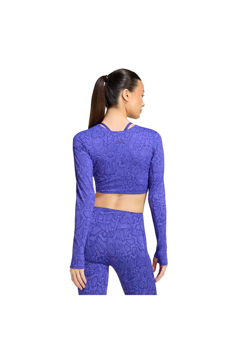 adidas Kadın Sweatshirt PrimeLft LS AOP KT4022