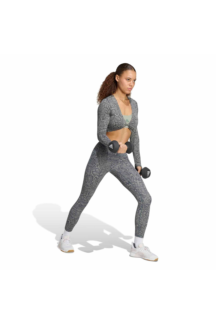 adidas Kadın Sweatshirt PrimeLft LS AOP KT4023