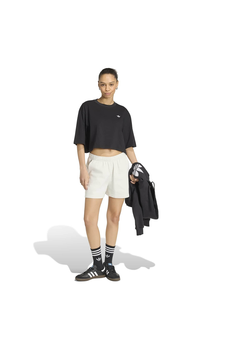 adidas Kadın T-shirt ESS CROP TEE KQ6692