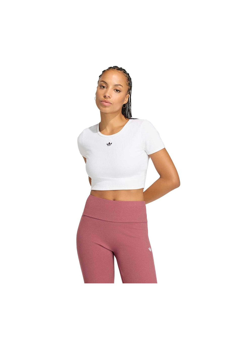 adidas Kadın T-shirt ESS RIB TEE KT4758