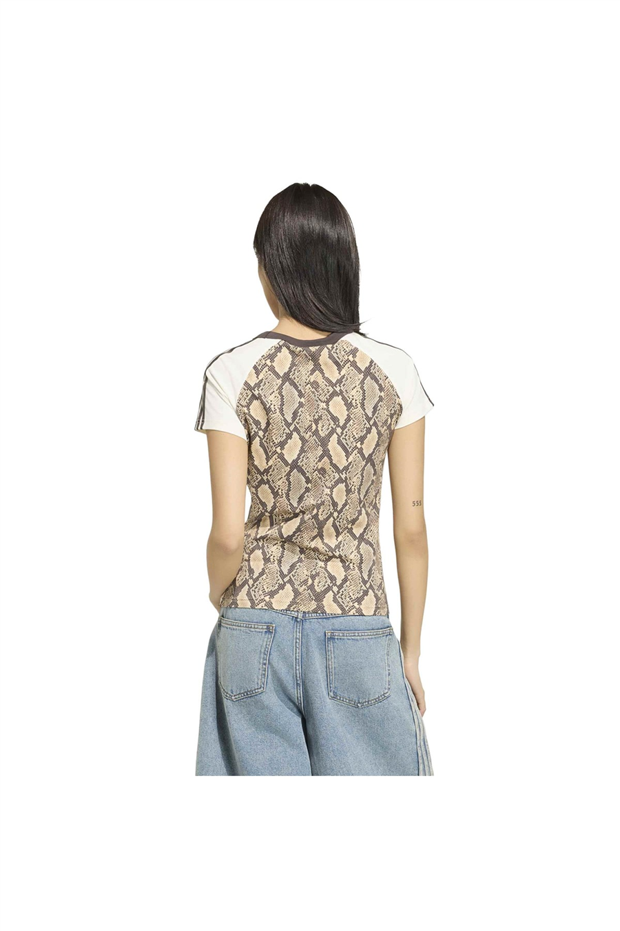 adidas Kadın T-shirt SNAKE PRINT CALI TEE KX1888
