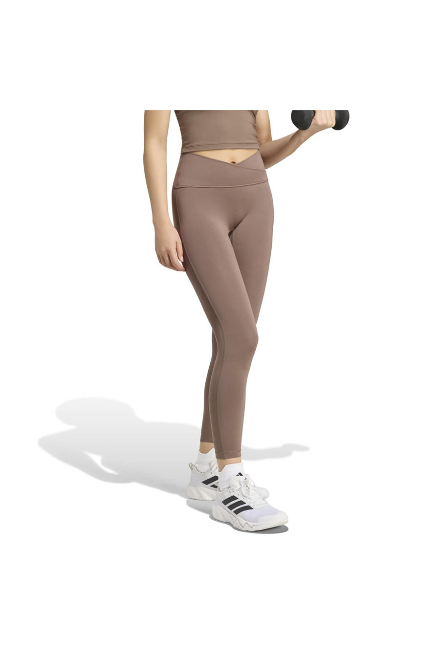adidas Kadın Tayt 3 Stripes Studio All Me 7/8 X-Over Leggings KX3151