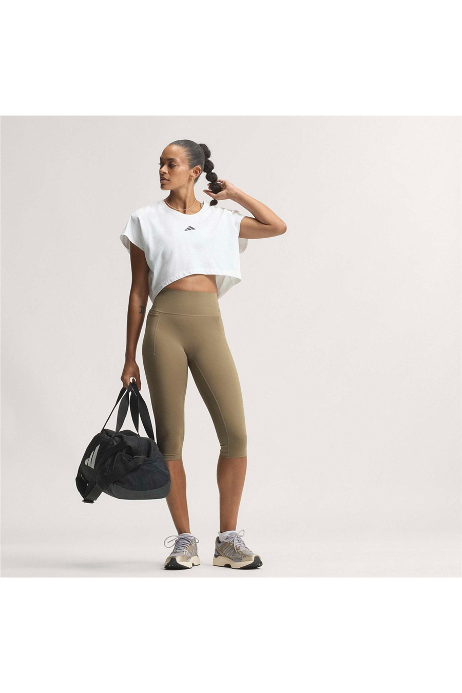 adidas Kadın Tayt OPT CON CAPRI L KV7456