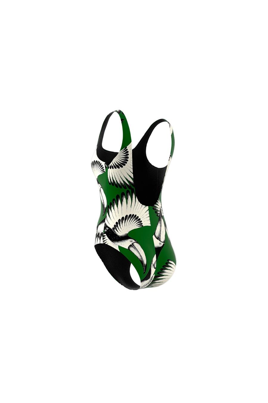 adidas Kadın  Yeşil  Mayo FARM SWIMSUIT JF6034