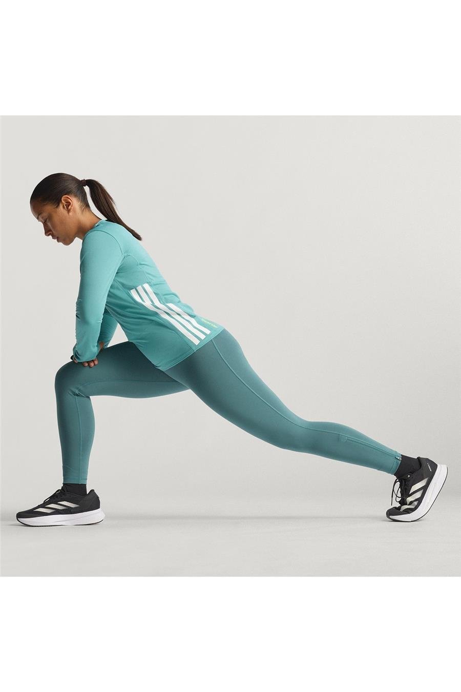 adidas  Kadın Yeşil  Tayt Adizero E 1/1 L JM8290