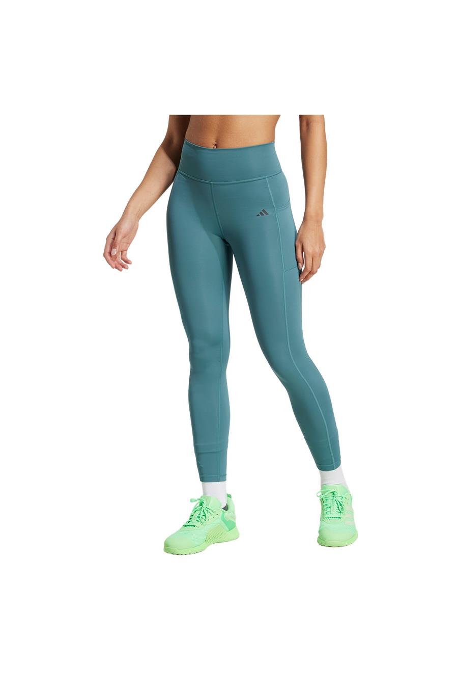 adidas Kadın  Yeşil  Tayt OPT ST HR 7/8 L JW7610