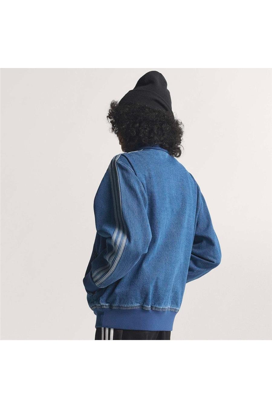 adidas Lacivert  Erkek  Ceket DENIM FB TT KD1517