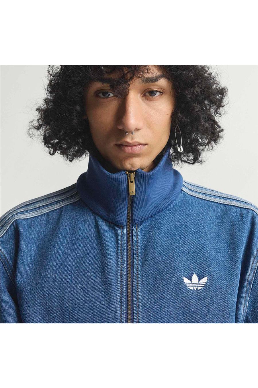 adidas Lacivert  Erkek  Ceket DENIM FB TT KD1517