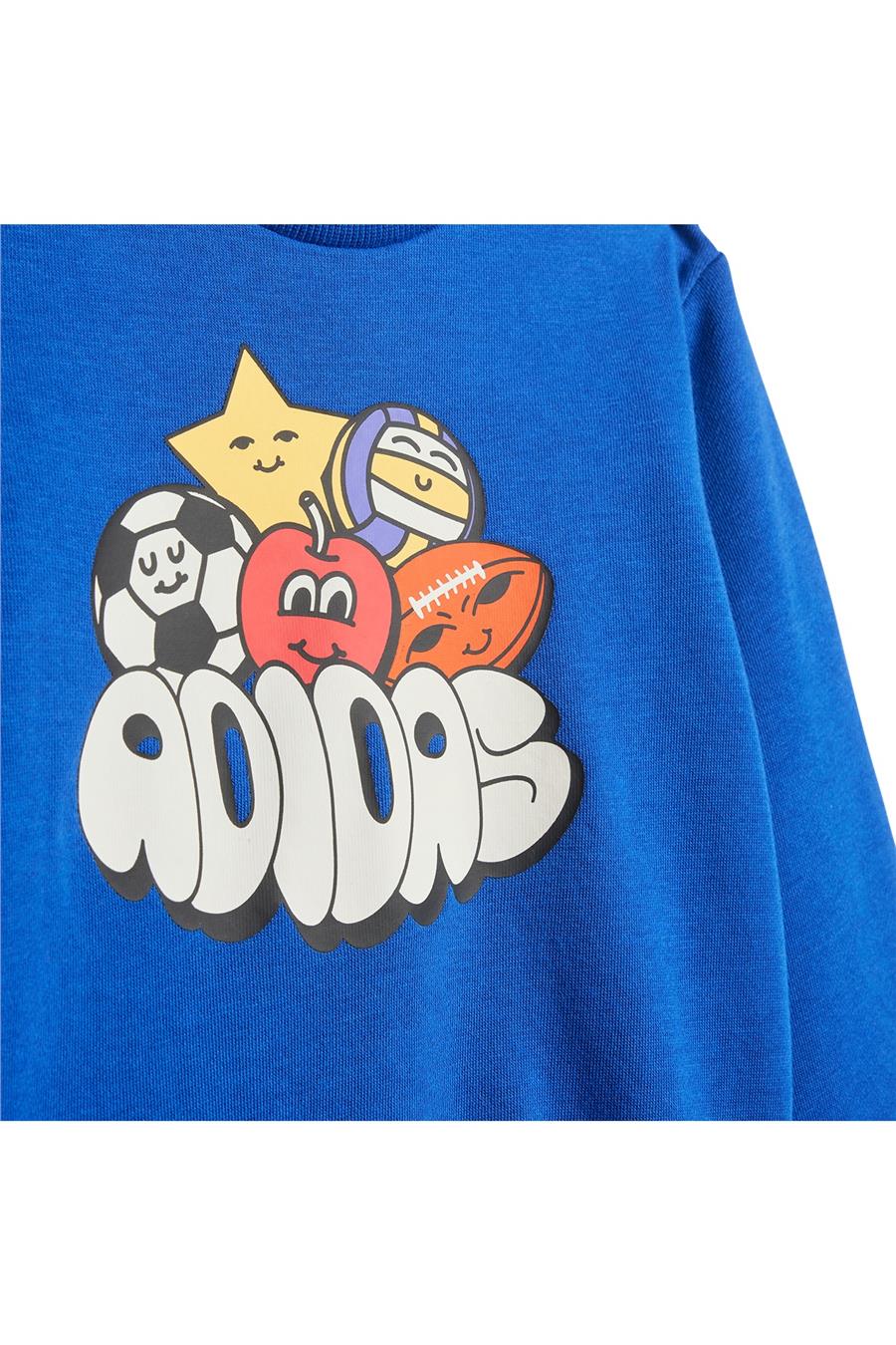 adidas Mavi  Bebek  Eşofman I FUN AOP JOG JI6236 Mavi  Bebek  Eşofman I FUN AOP JOG JI6236