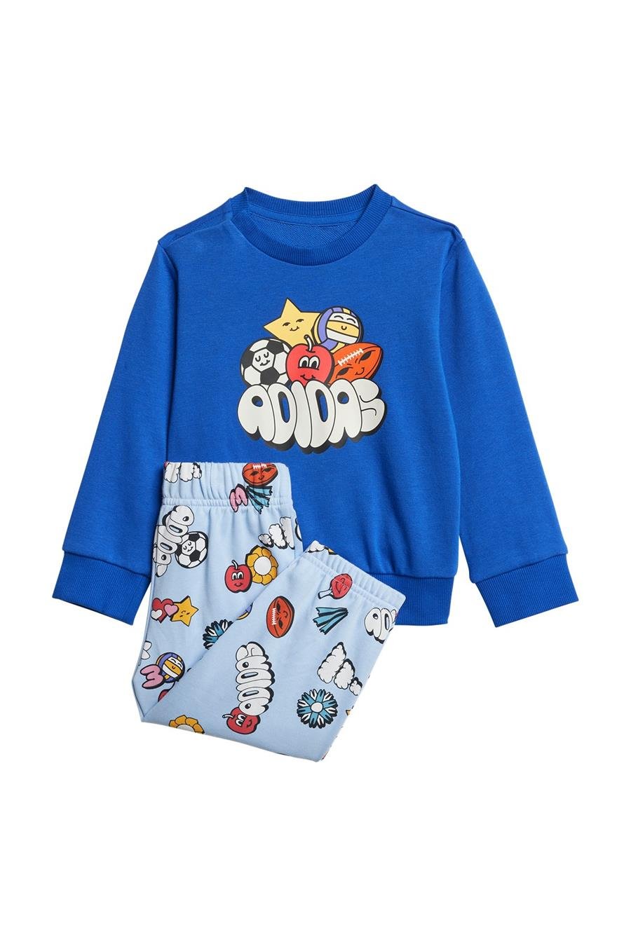 adidas Mavi  Bebek  Eşofman I FUN AOP JOG JI6236 Mavi  Bebek  Eşofman I FUN AOP JOG JI6236