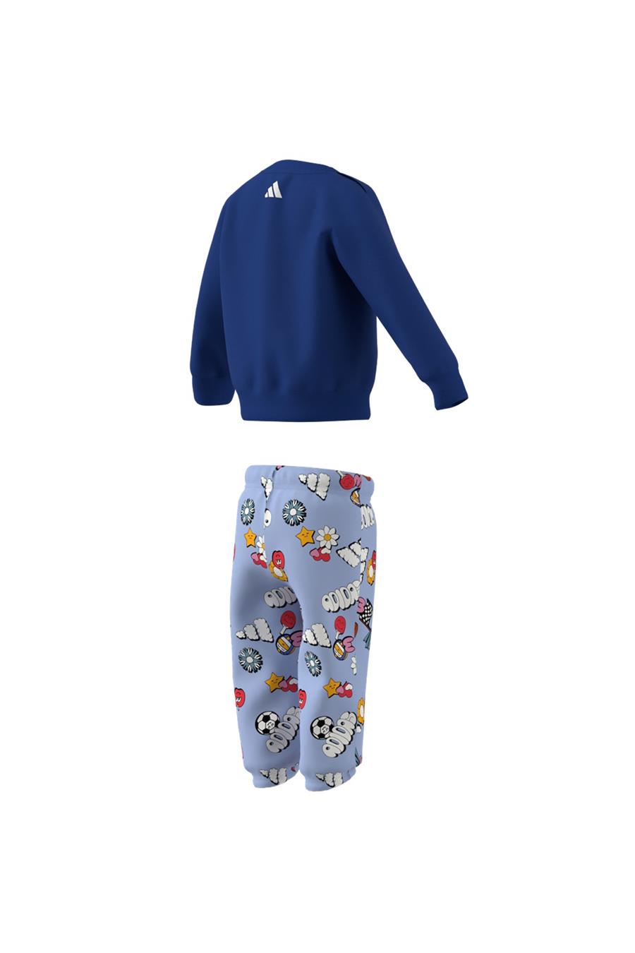 adidas Mavi  Bebek  Eşofman I FUN AOP JOG JI6236 Mavi  Bebek  Eşofman I FUN AOP JOG JI6236