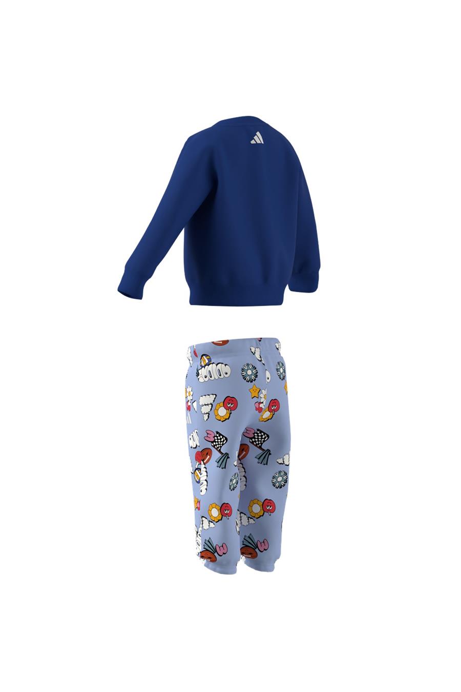 adidas Mavi  Bebek  Eşofman I FUN AOP JOG JI6236 Mavi  Bebek  Eşofman I FUN AOP JOG JI6236