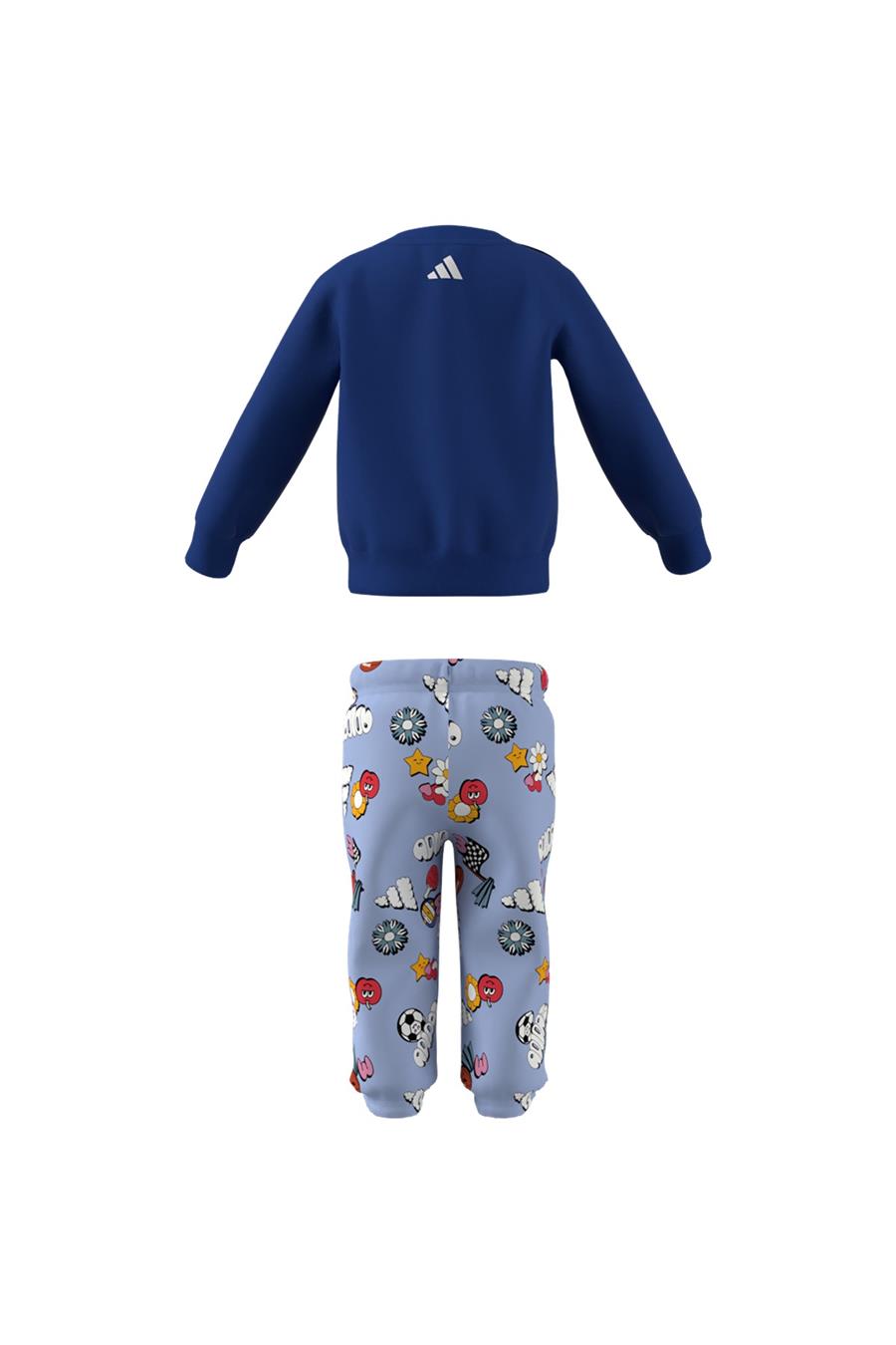 adidas Mavi  Bebek  Eşofman I FUN AOP JOG JI6236 Mavi  Bebek  Eşofman I FUN AOP JOG JI6236