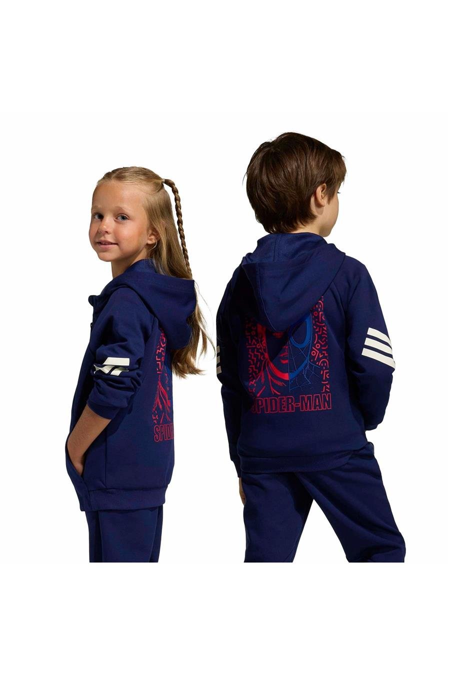 adidas Mavi  Çocuk  Ceket LK MRVL SM TT JZ3571