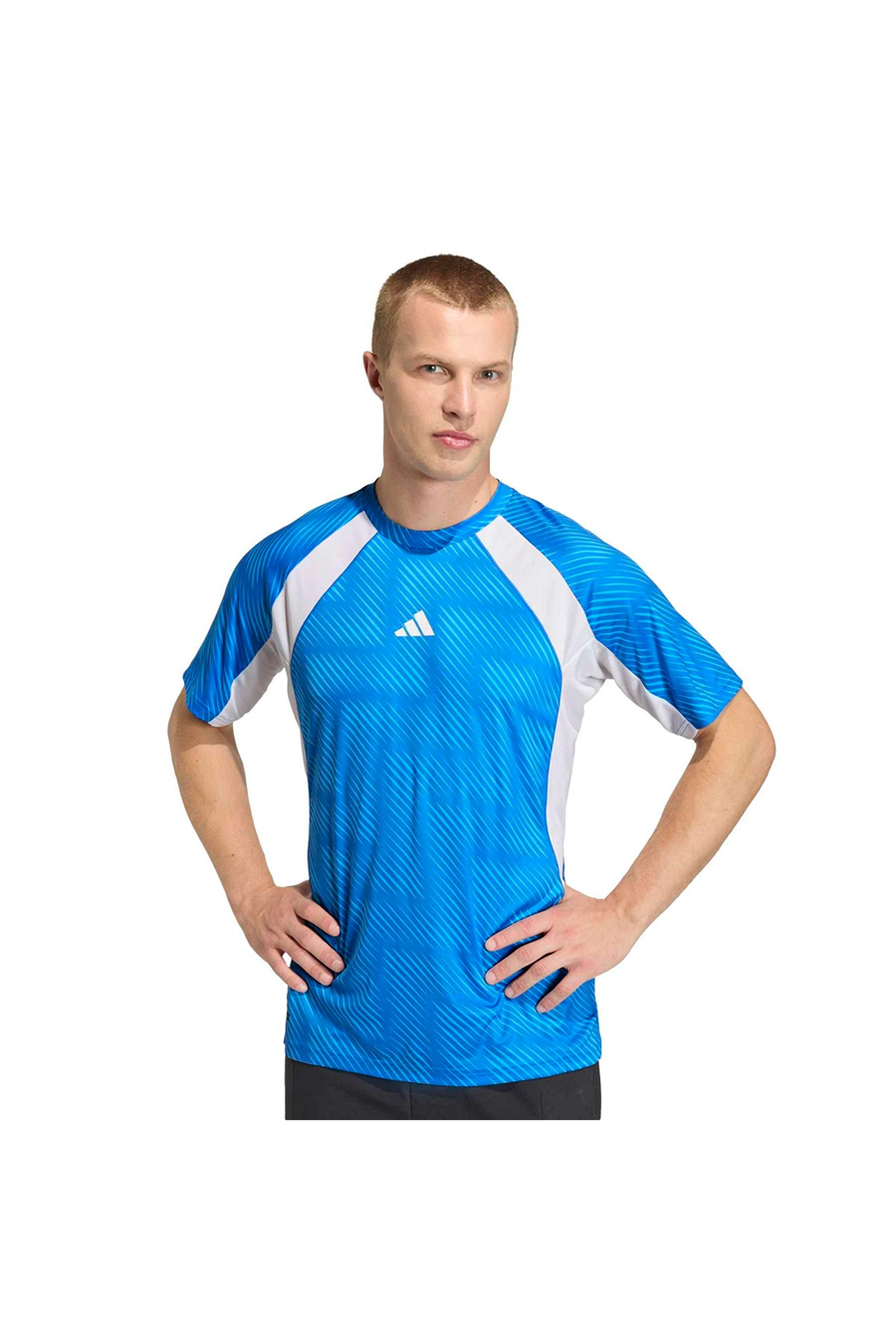 adidas Mavi  Erkek  T-shirt TECH TEE Q2 KE2255