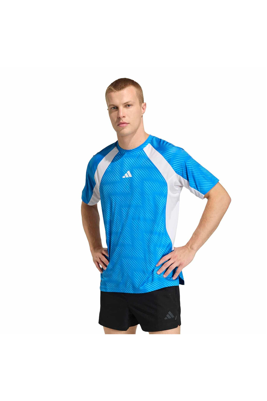 adidas Mavi  Erkek  T-shirt TECH TEE Q2 KE2255