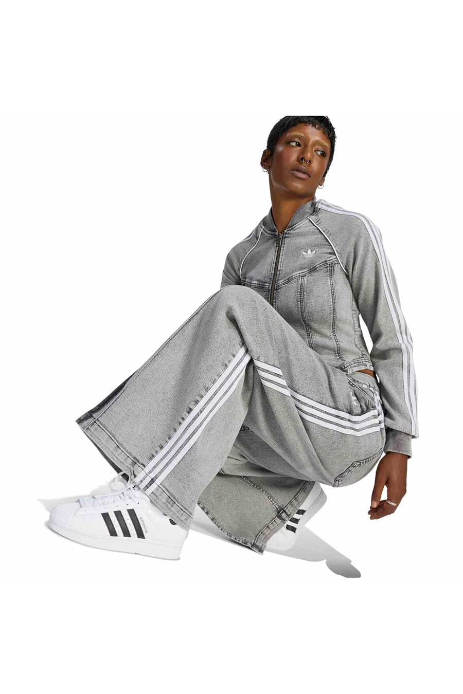 adidas Mavi  Kadın  Eşofman Altı DENIM WL PANTS LF3777