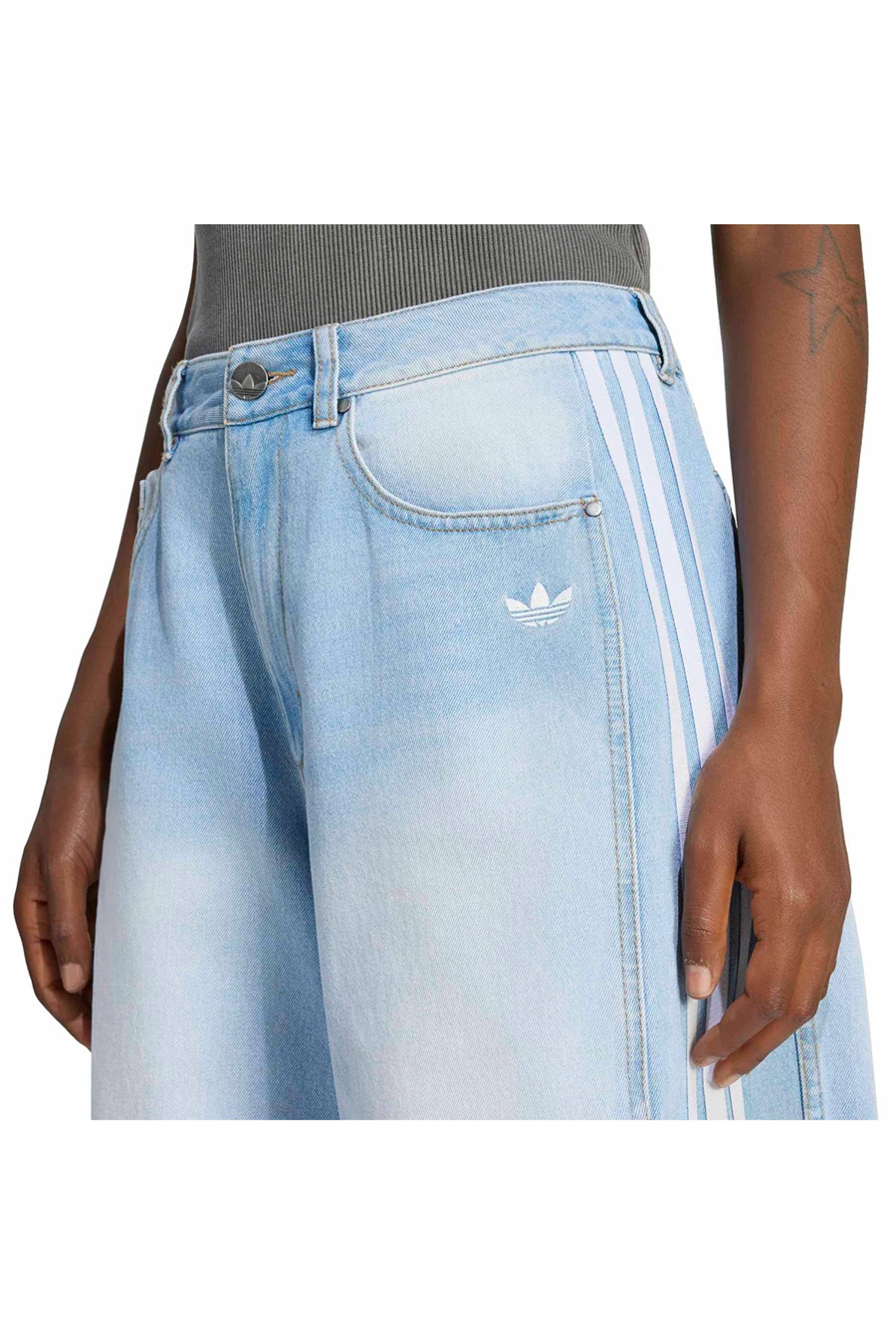 adidas Mavi  Kadın  Kot Pantolon DENIM BARREL LE5888