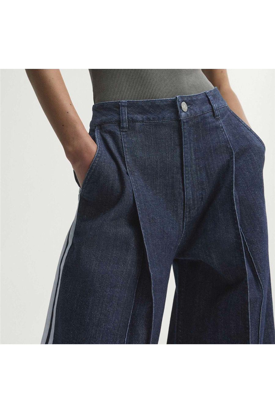 adidas Mavi  Kadın  Kot Pantolon DENIM WL PANTS LE8302