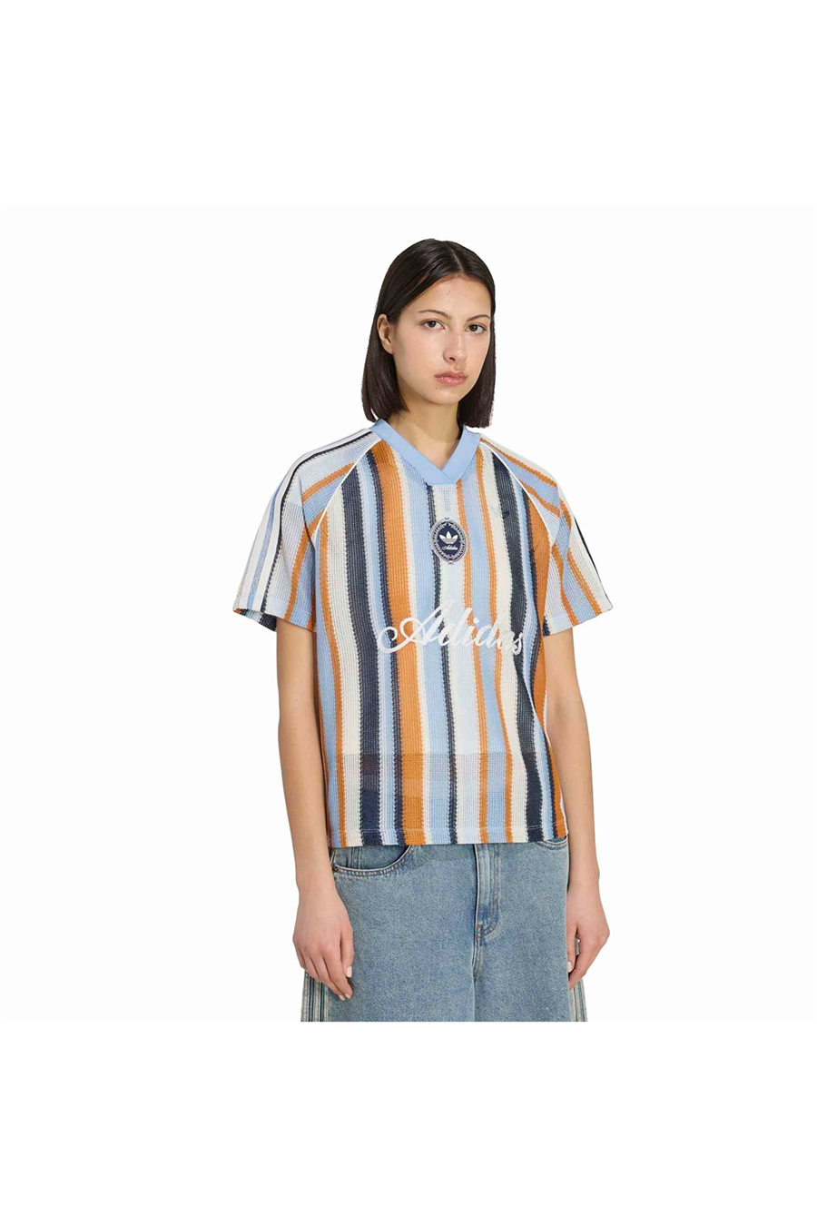 adidas Mavi  Kadın  T-shirt KNIT JERSEY KY3160
