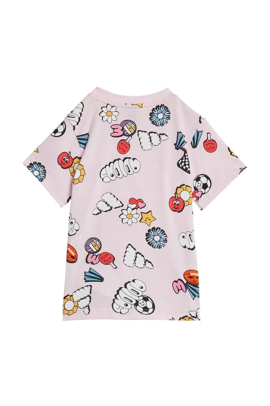 adidas Pembe  Bebek  Eşofman I  FUN AOP SET JI6235 Pembe  Bebek  Eşofman I  FUN AOP SET JI6235