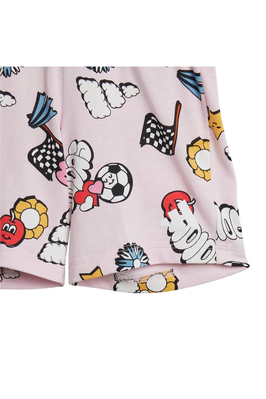 adidas Pembe  Bebek  Eşofman I  FUN AOP SET JI6235 Pembe  Bebek  Eşofman I  FUN AOP SET JI6235