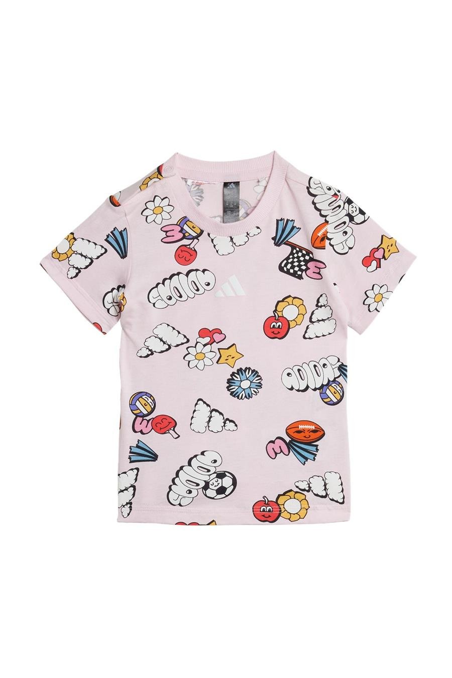 adidas Pembe  Bebek  Eşofman I  FUN AOP SET JI6235 Pembe  Bebek  Eşofman I  FUN AOP SET JI6235