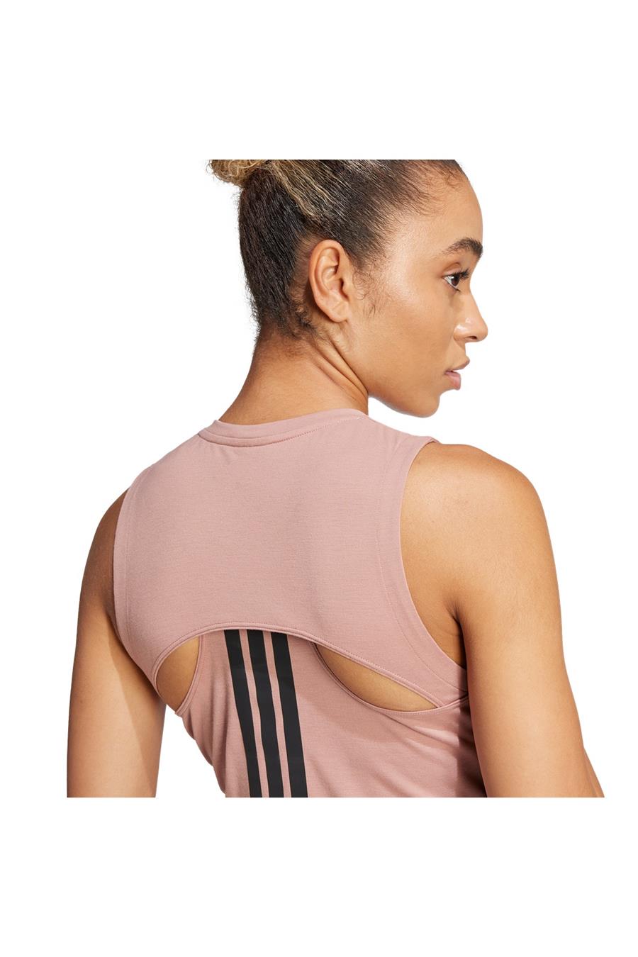 adidas Pembe Kadın   Atlet BOXY TANK 3S JJ3494