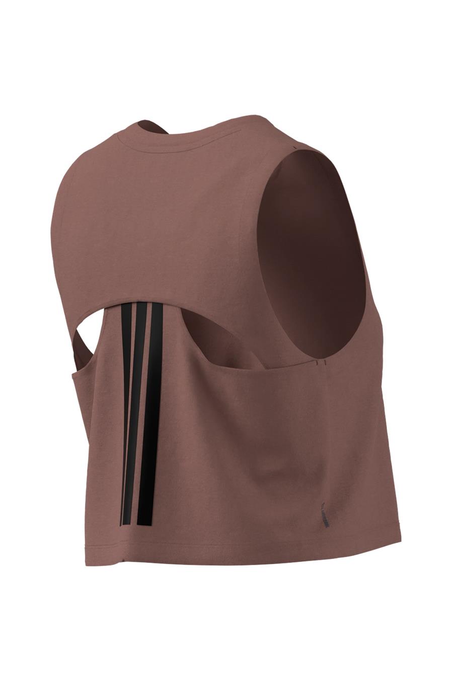 adidas Pembe Kadın   Atlet BOXY TANK 3S JJ3494