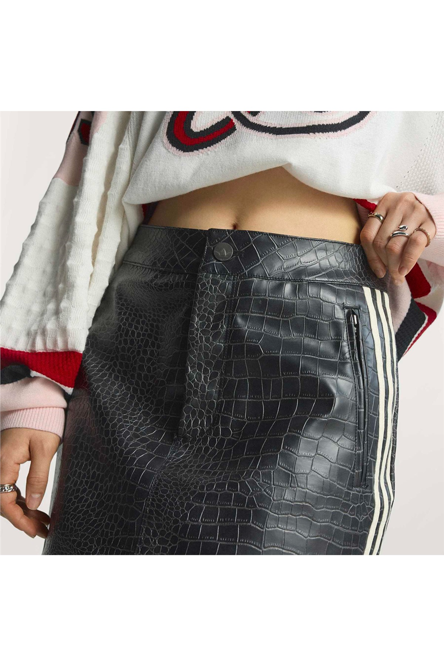 adidas PLEATHER SK Kadın  Siyah  Etek KE5034