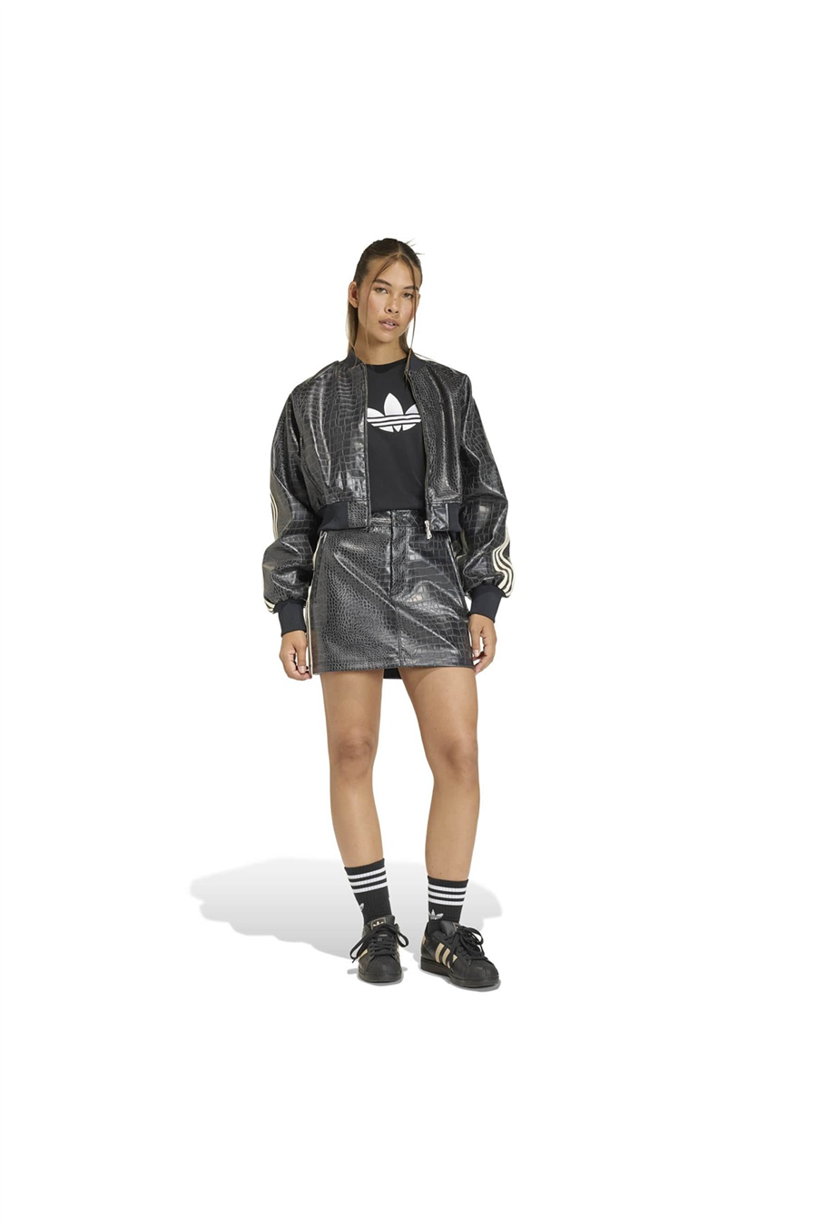 adidas PLEATHER SK Kadın  Siyah  Etek KE5034