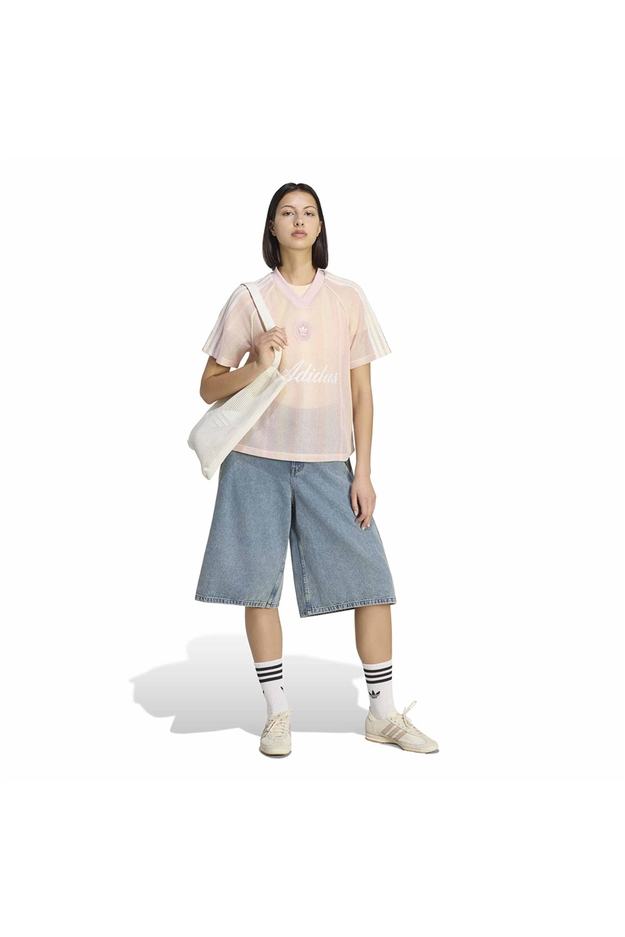 adidas Pudra  Kadın  T-shirt KNIT JERSEY KY3161