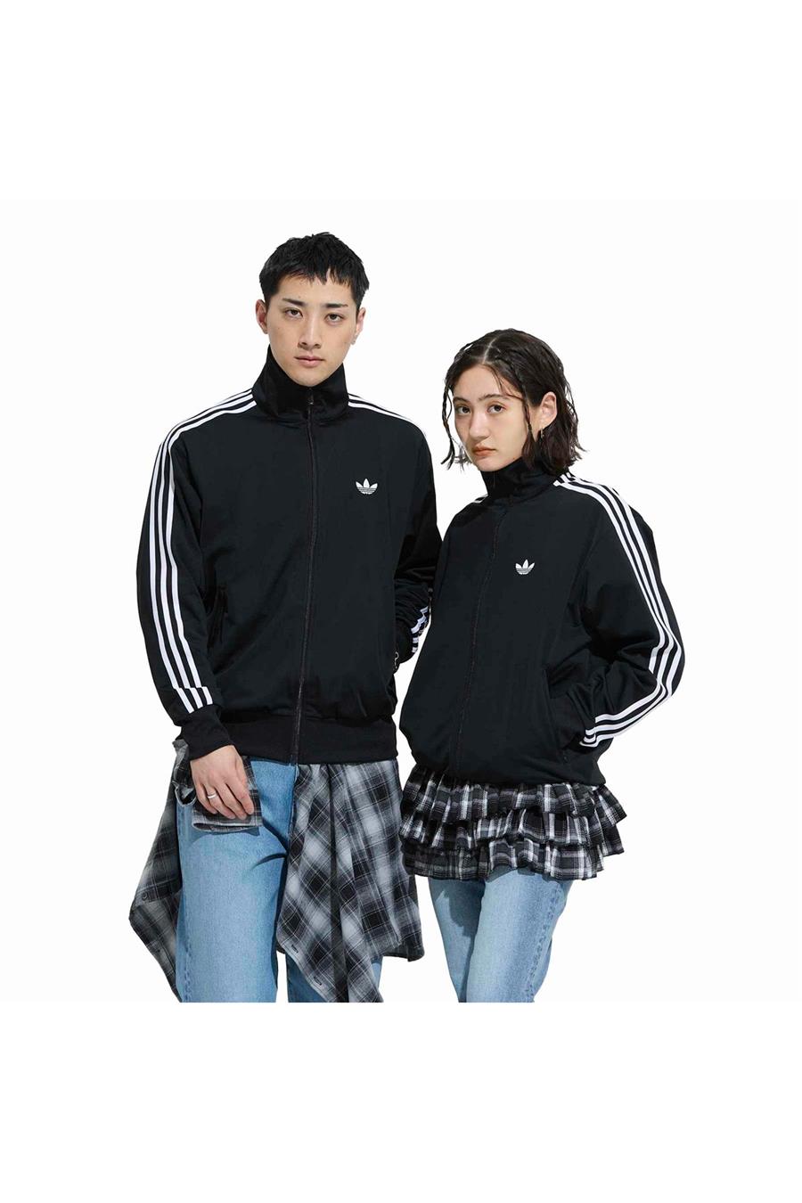 adidas  Siyah  Ceket FIREBIRD TT KD8312