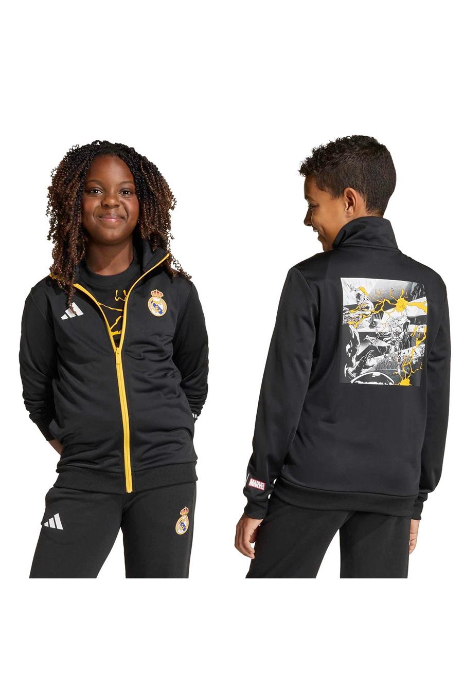 adidas  Siyah  Ceket REAL MARVEL TTY JY5853