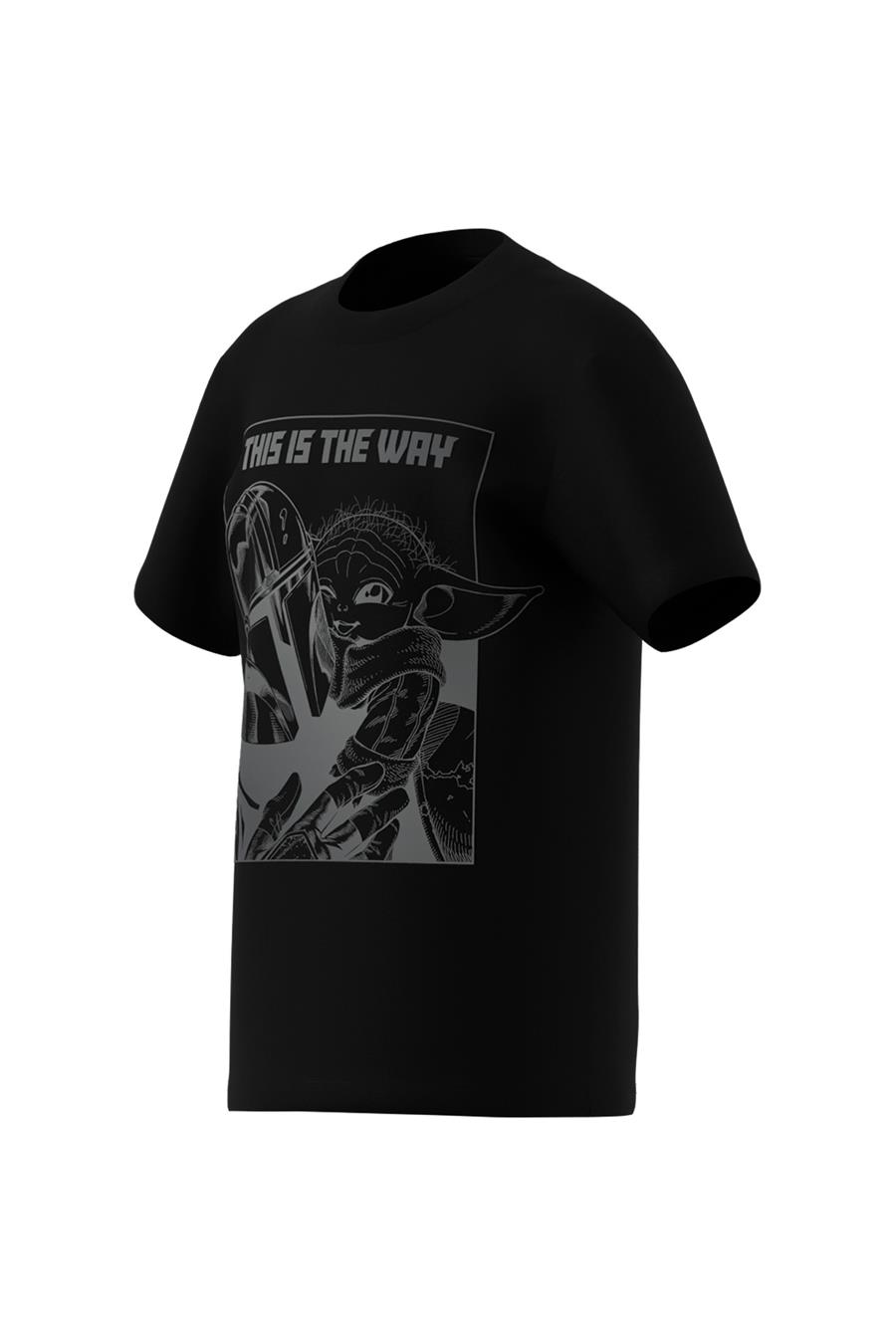 adidas Siyah Çocuk   T-Shirt J SW MNDO GFX T JD4547