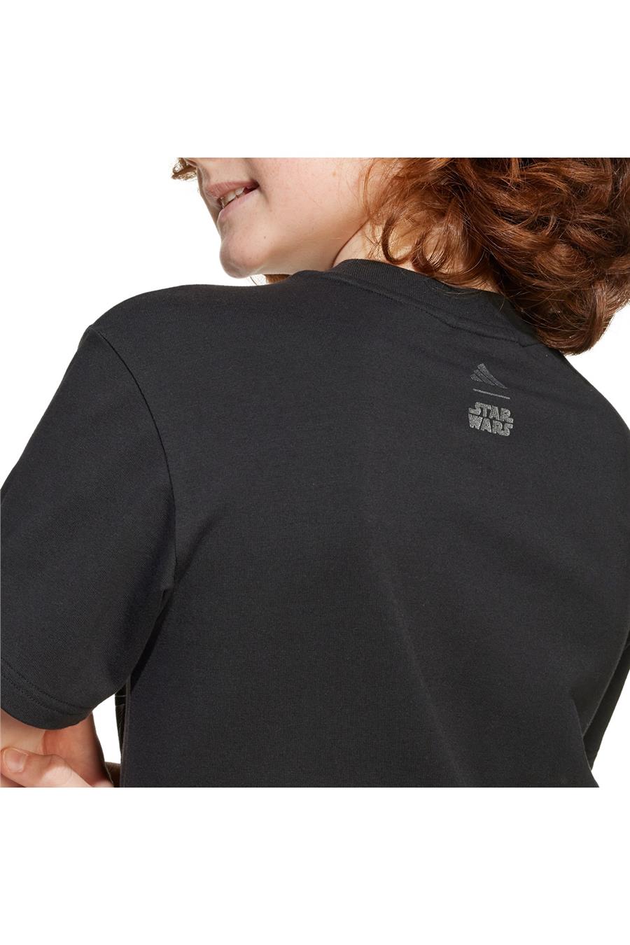 adidas Siyah Çocuk   T-Shirt J SW MNDO GFX T JD4547