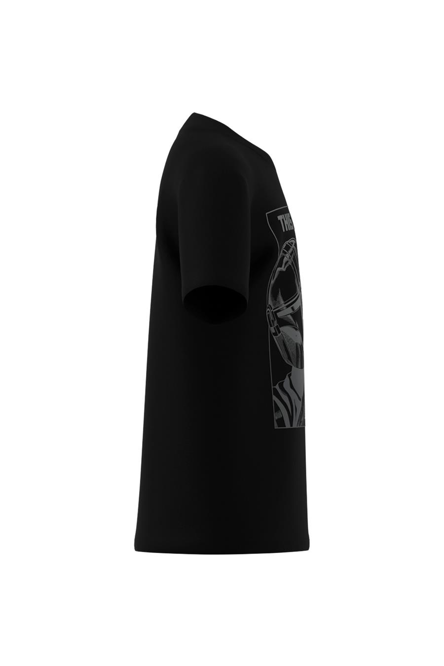 adidas Siyah Çocuk   T-Shirt J SW MNDO GFX T JD4547