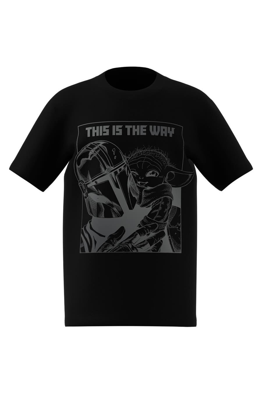 adidas Siyah Çocuk   T-Shirt J SW MNDO GFX T JD4547