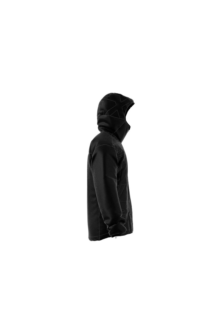 adidas Siyah Erkek Kapüşonlu Mont IB4233-XPR VARIL