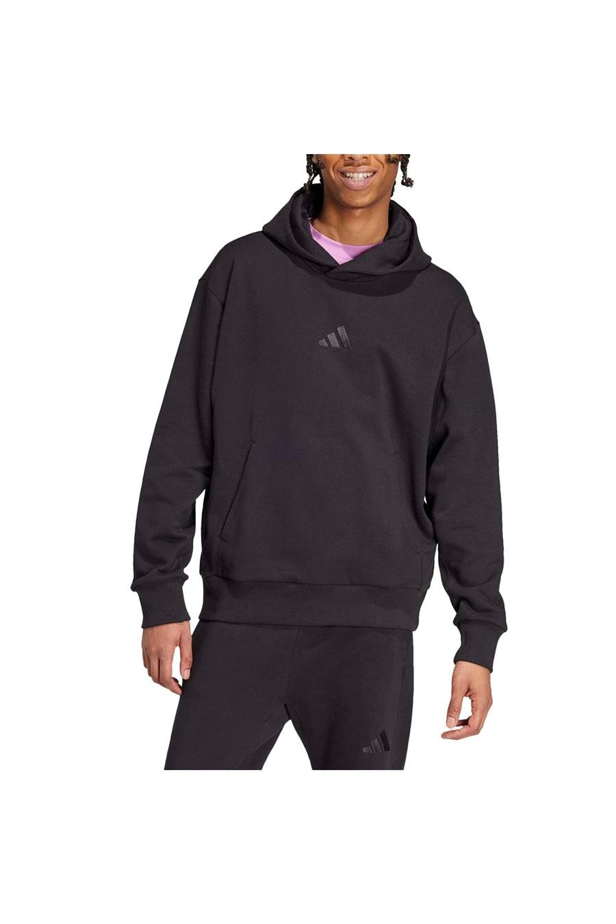 adidas Siyah  Erkek  Sweatshirt M A SZN FT HD IX1248