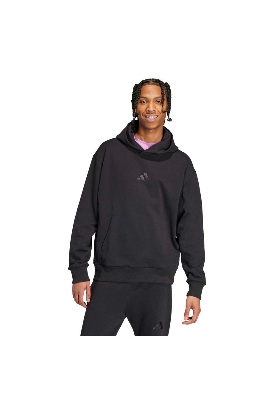 adidas Siyah  Erkek  Sweatshirt M A SZN FT HD IX1248