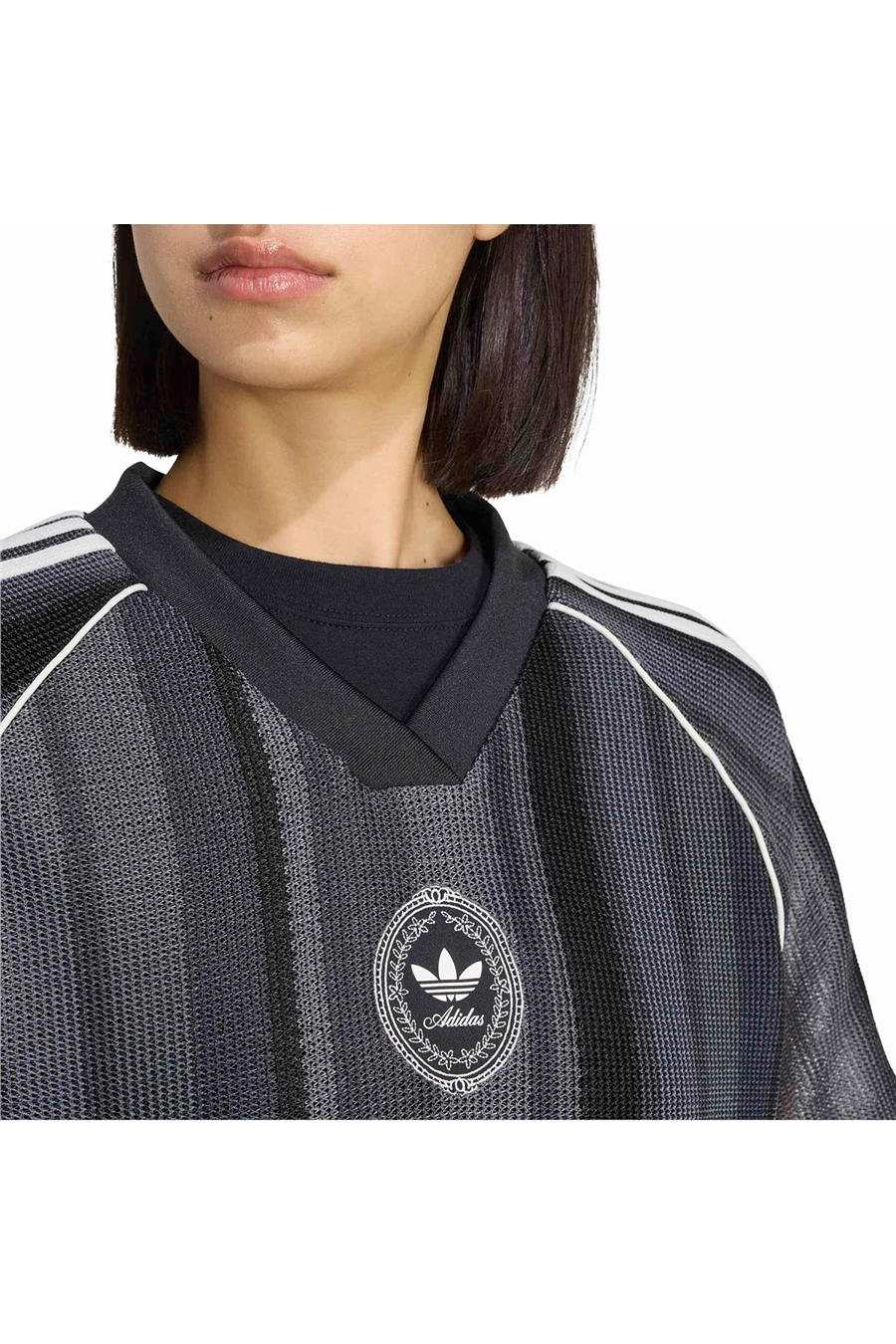 adidas Siyah  Kadın  T-shirt KNIT JERSEY KY3163