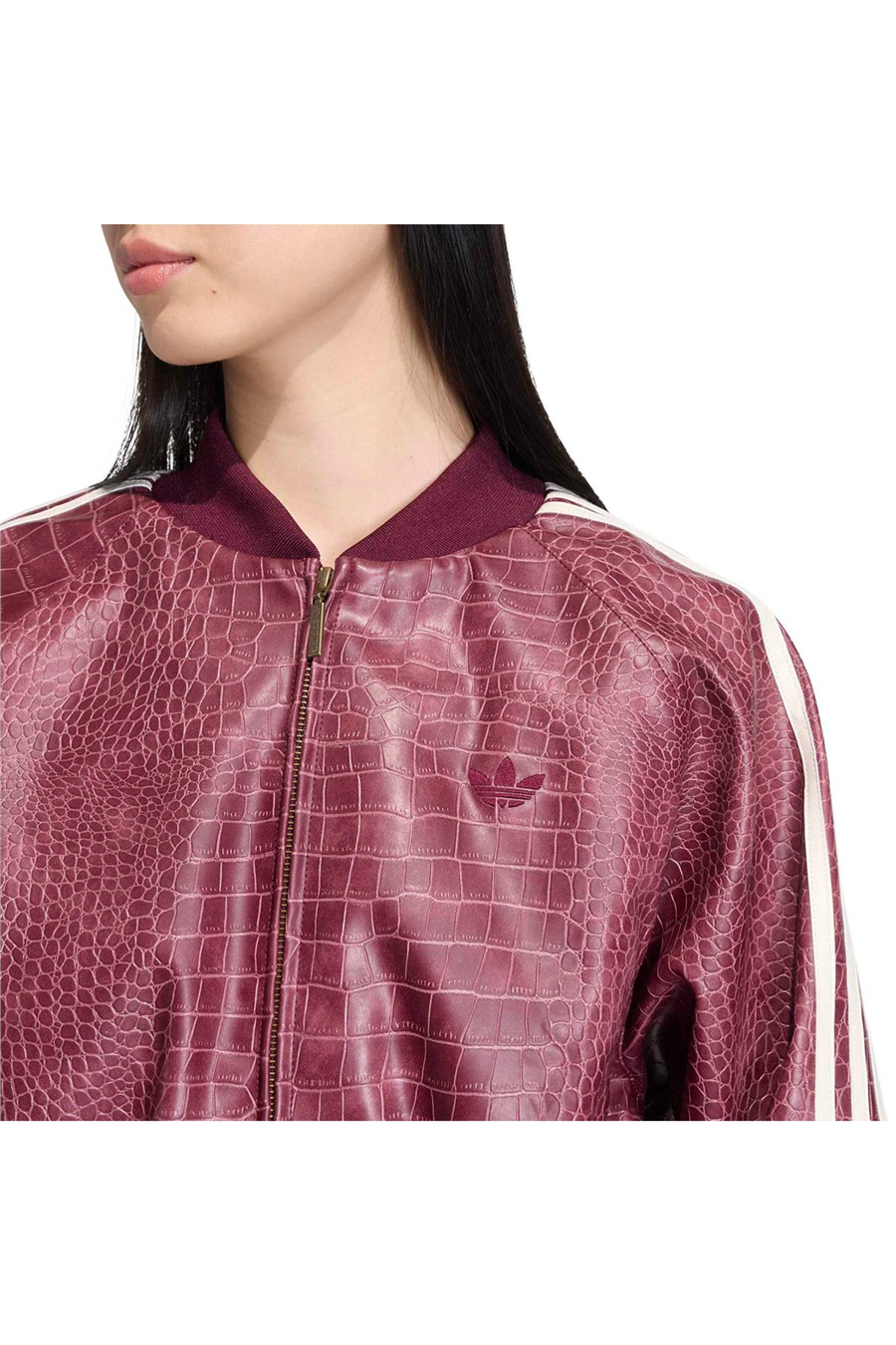 adidas SST PLTHR JKT Kadın  Bordo  Ceket KD8792