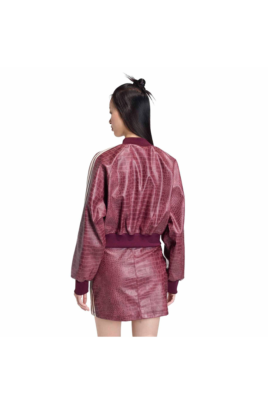 adidas SST PLTHR JKT Kadın  Bordo  Ceket KD8792