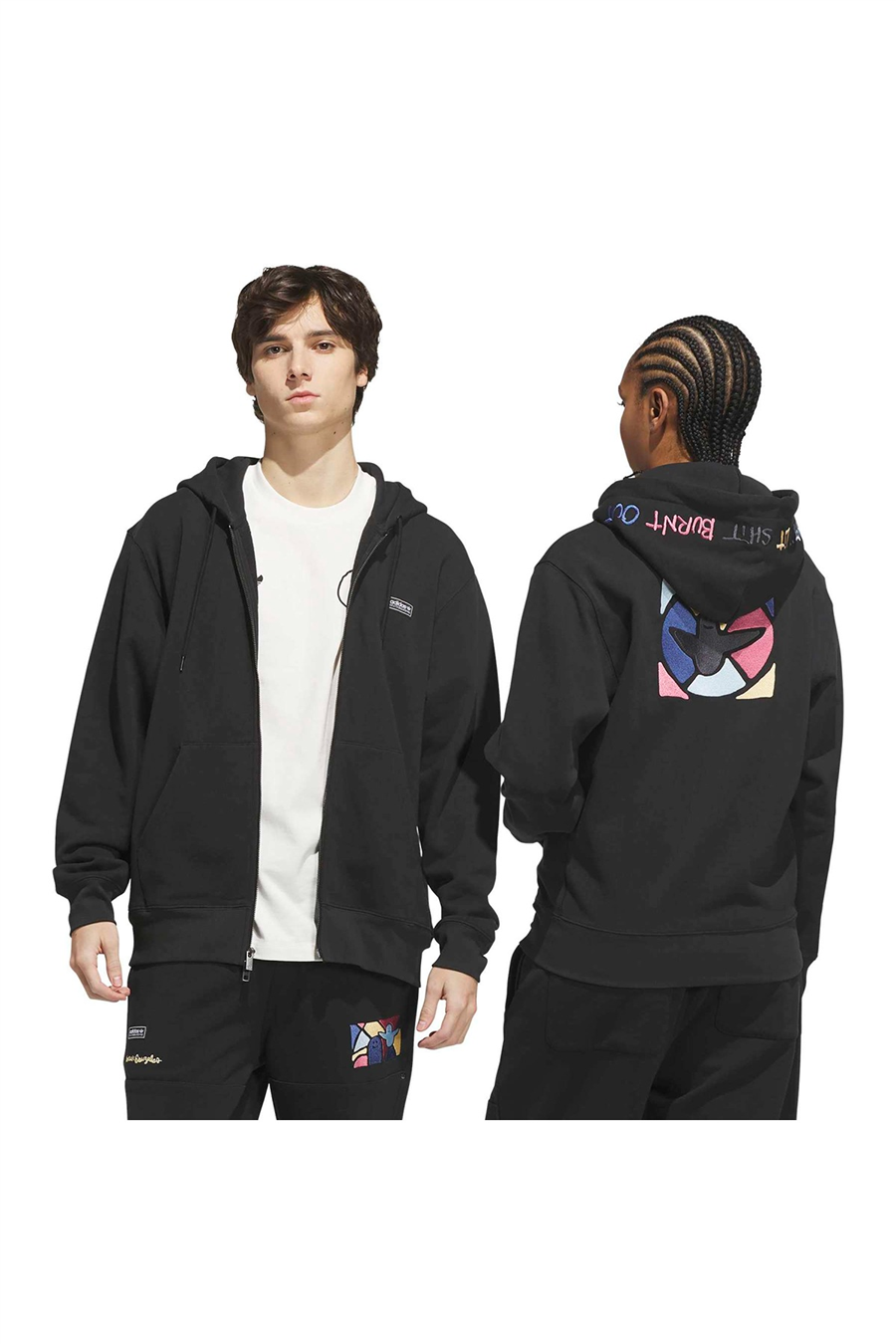 adidas  Sweatshirt SKATEBOARDING x MARK GONZALES GRAPHIC HOODIE KQ6273